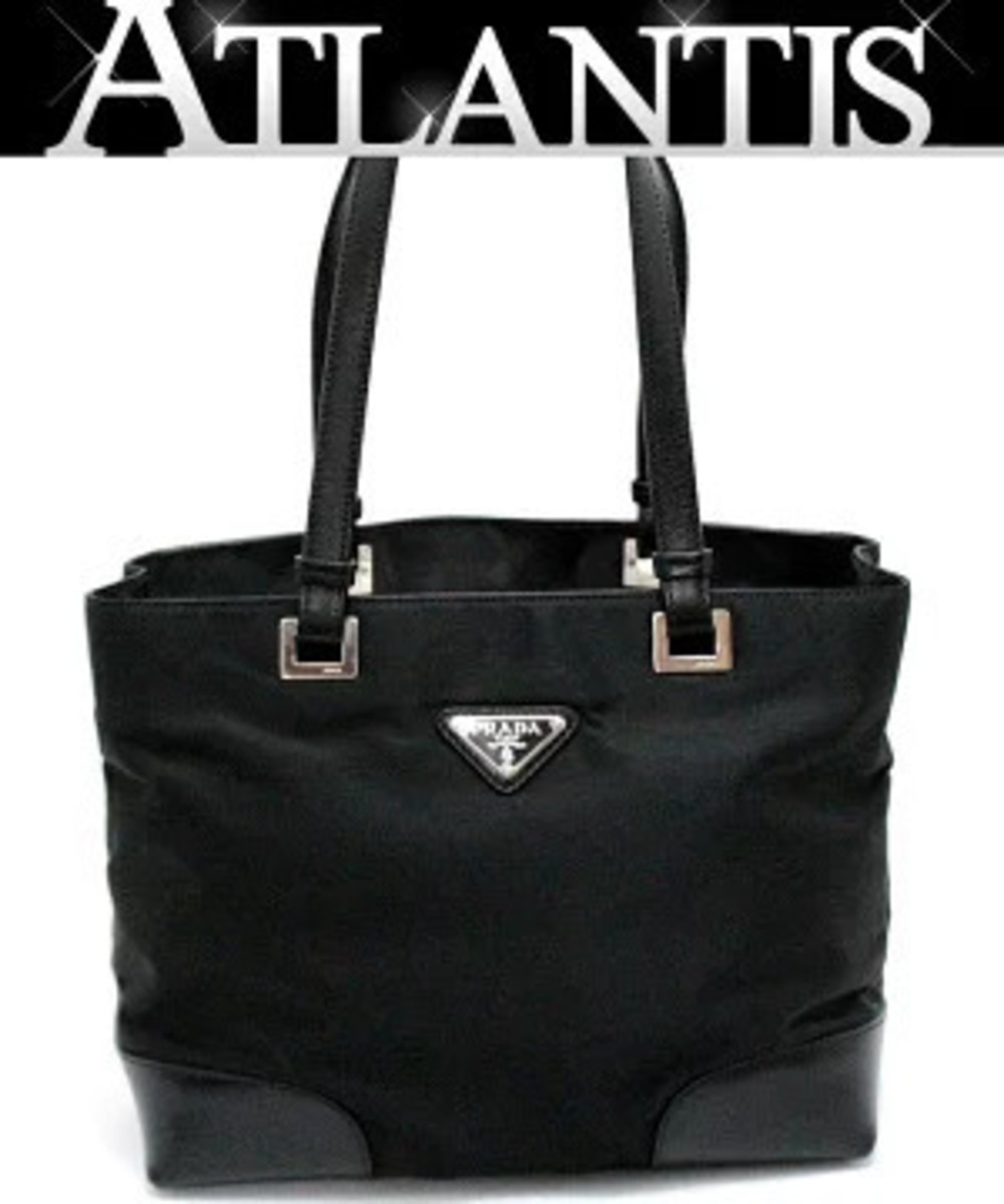 Prada Triangle Shoulder Bag Black